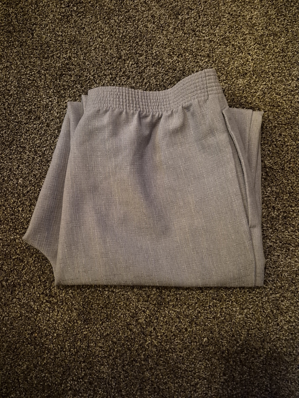 Women's Elastic Waist Dress Pants in Light Gray 10P >>>2 FOR 1 SALE!***